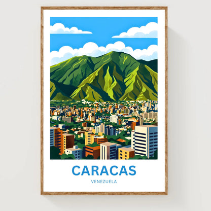 Caracas Travel Poster - Spirit of Venenzuela