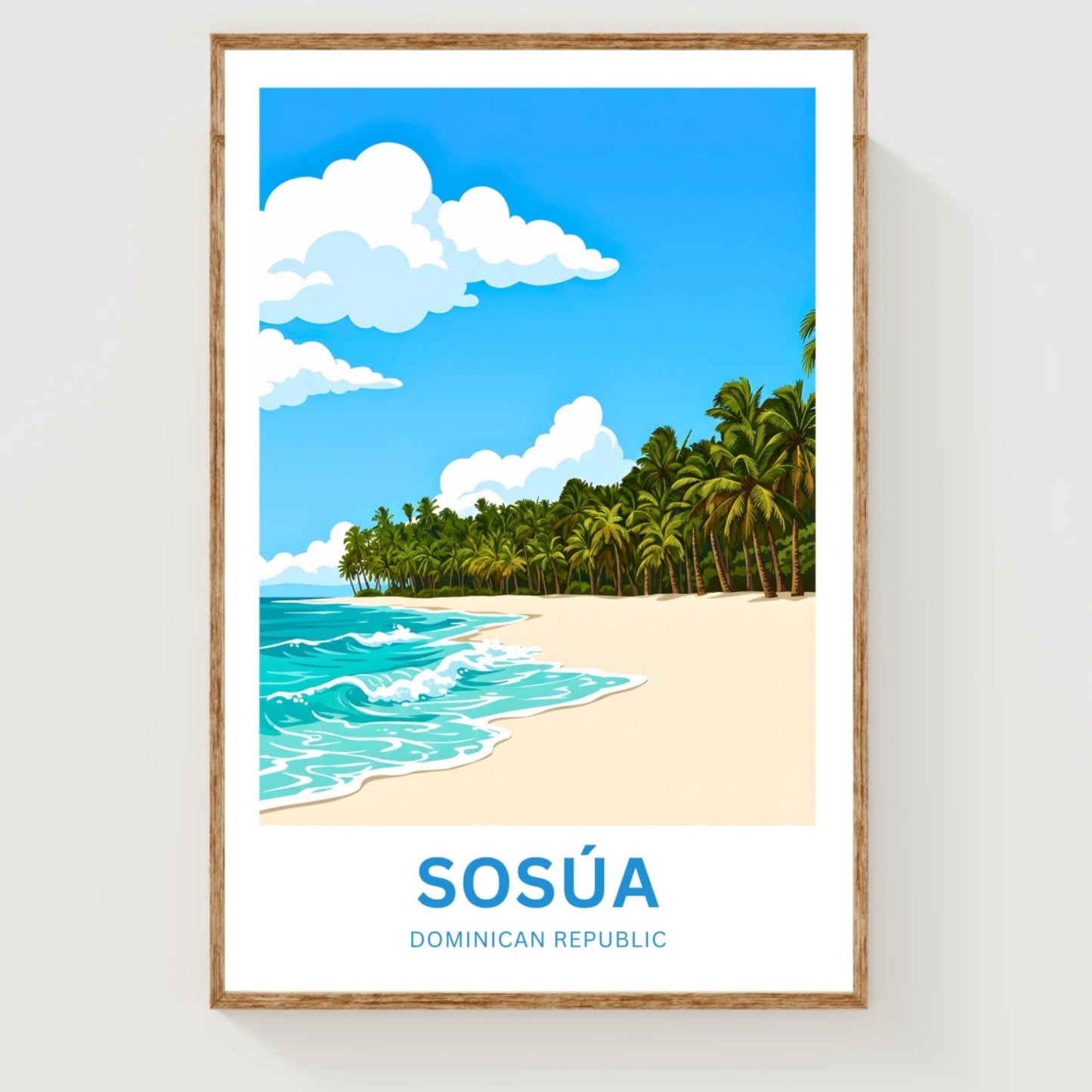 Sosúa Travel Poster - Dominican Republic