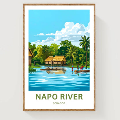 Napo River Travel Poster - Wilderness