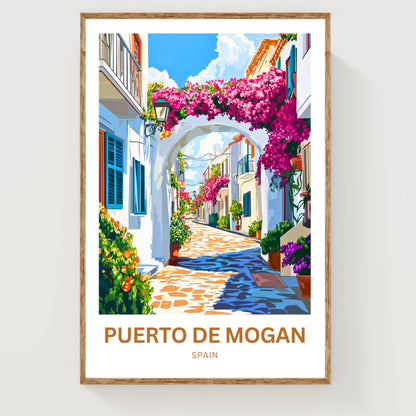 Puerto de Mogán Travel Poster - A Stroll Through Paradise