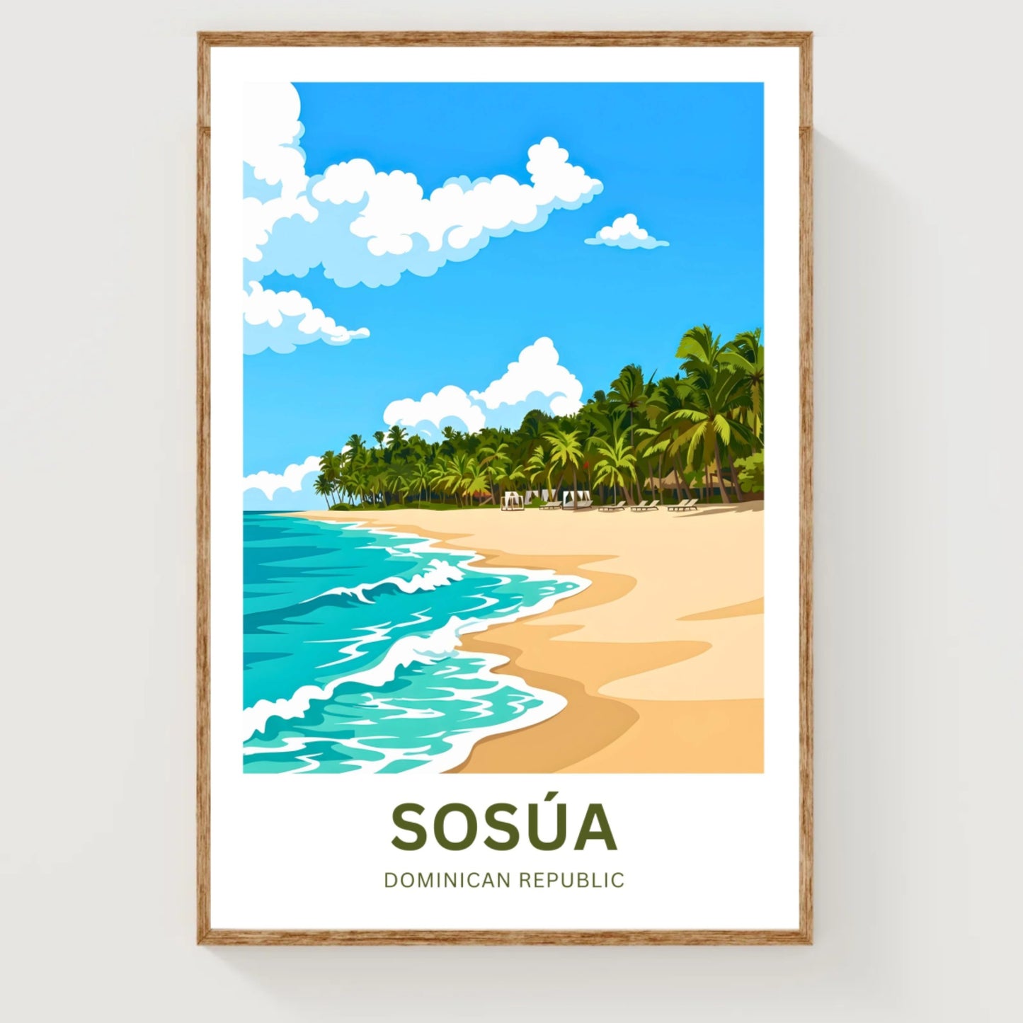 Sosúa Travel Poster - Caribbean dream