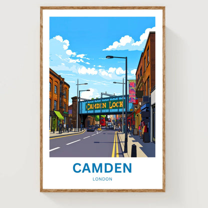 Camden Travel Poster - London