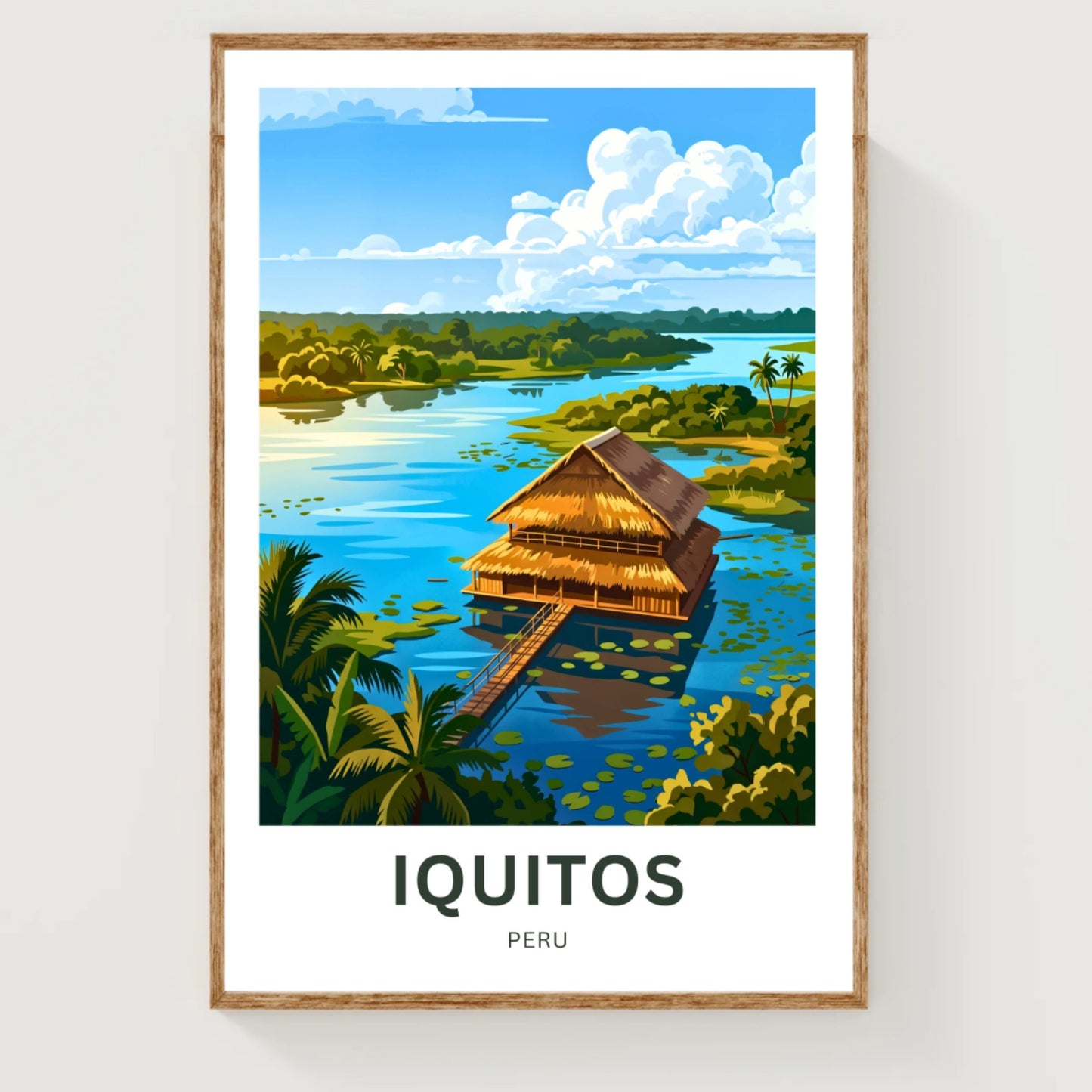 Iquitos Travel Poster - Discovery