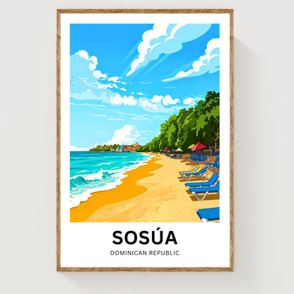 Sosúa Travel Poster - Sunlit Coast