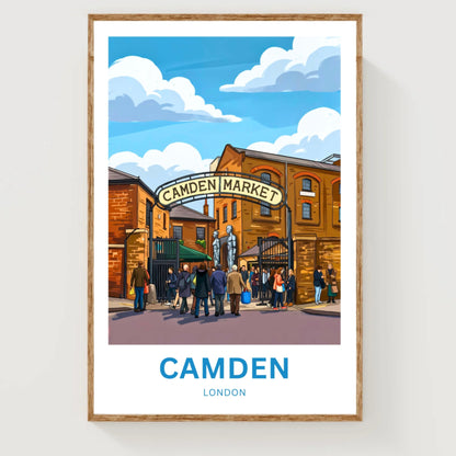 Camden Travel Poster - Market Life