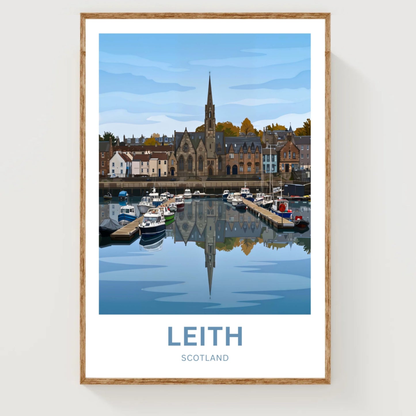 Leith Travel Poster