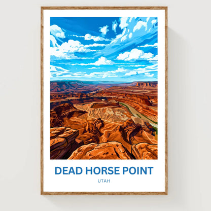 Dead Horse Point Travel Poster - Endless Horizon