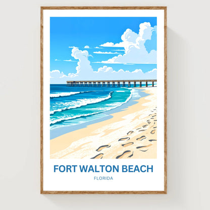 Fort Walton Beach Travel Poster - Escapes
