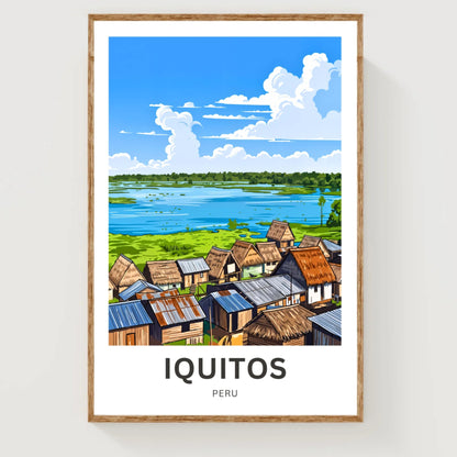 Iquitos Travel Poster - Rainforest Life