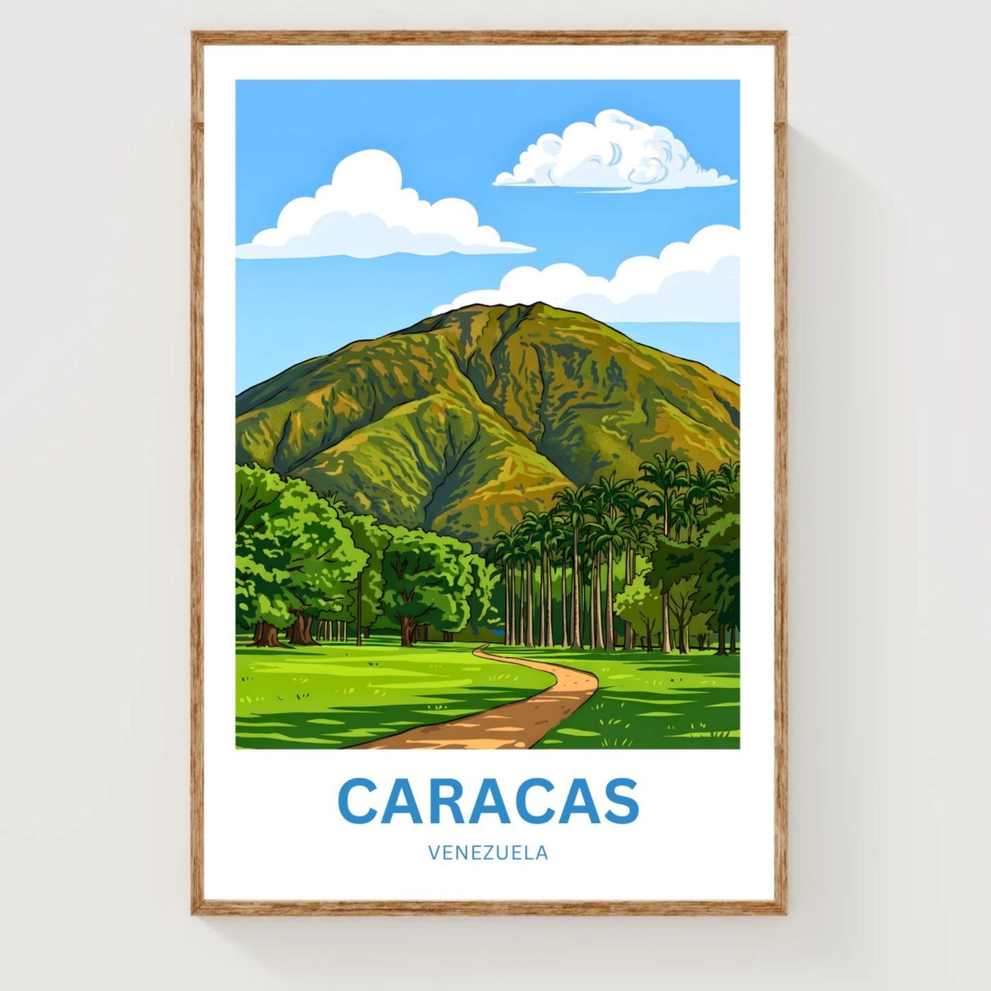 Caracas Travel Poster - Foot of El Ávila