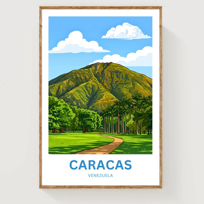 Caracas Travel Poster - Foot of El Ávila