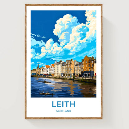 Leith Travel Poster - Edinburgh’s Waterfront Gem
