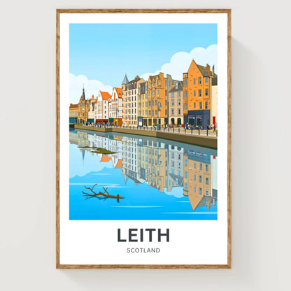 Leith, Edinburgh Travel Poster
