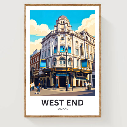 West End Travel Poster - London