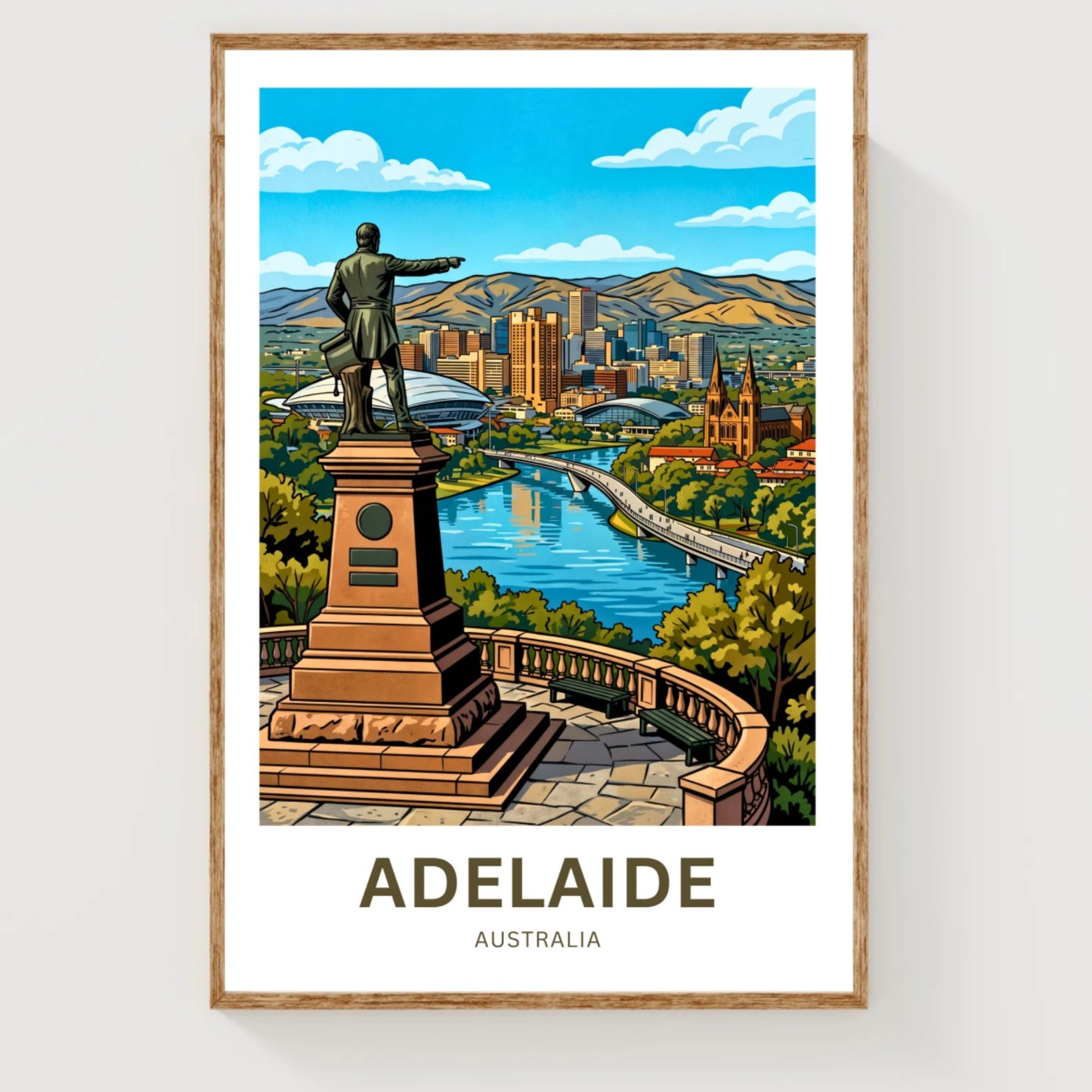Adelaide Travel Print