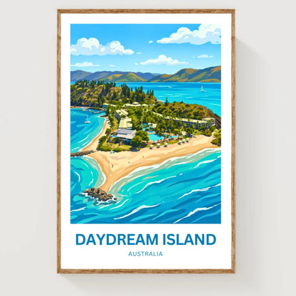 Daydream Island Travel Poster - Paradise Found