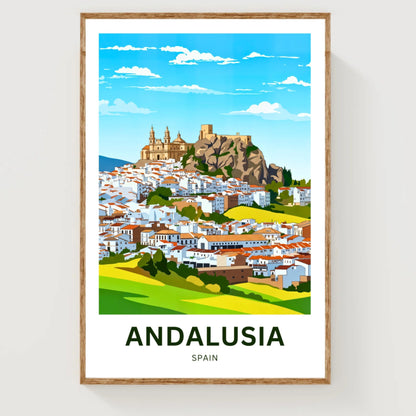 Andalusia Travel Poster - Southern Spain
