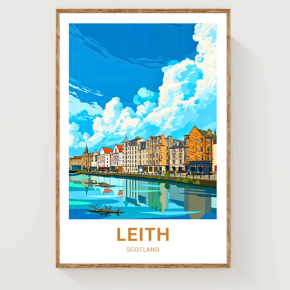 Leith Travel Poster - Sea Breezes, Cobblestones, and Culture
