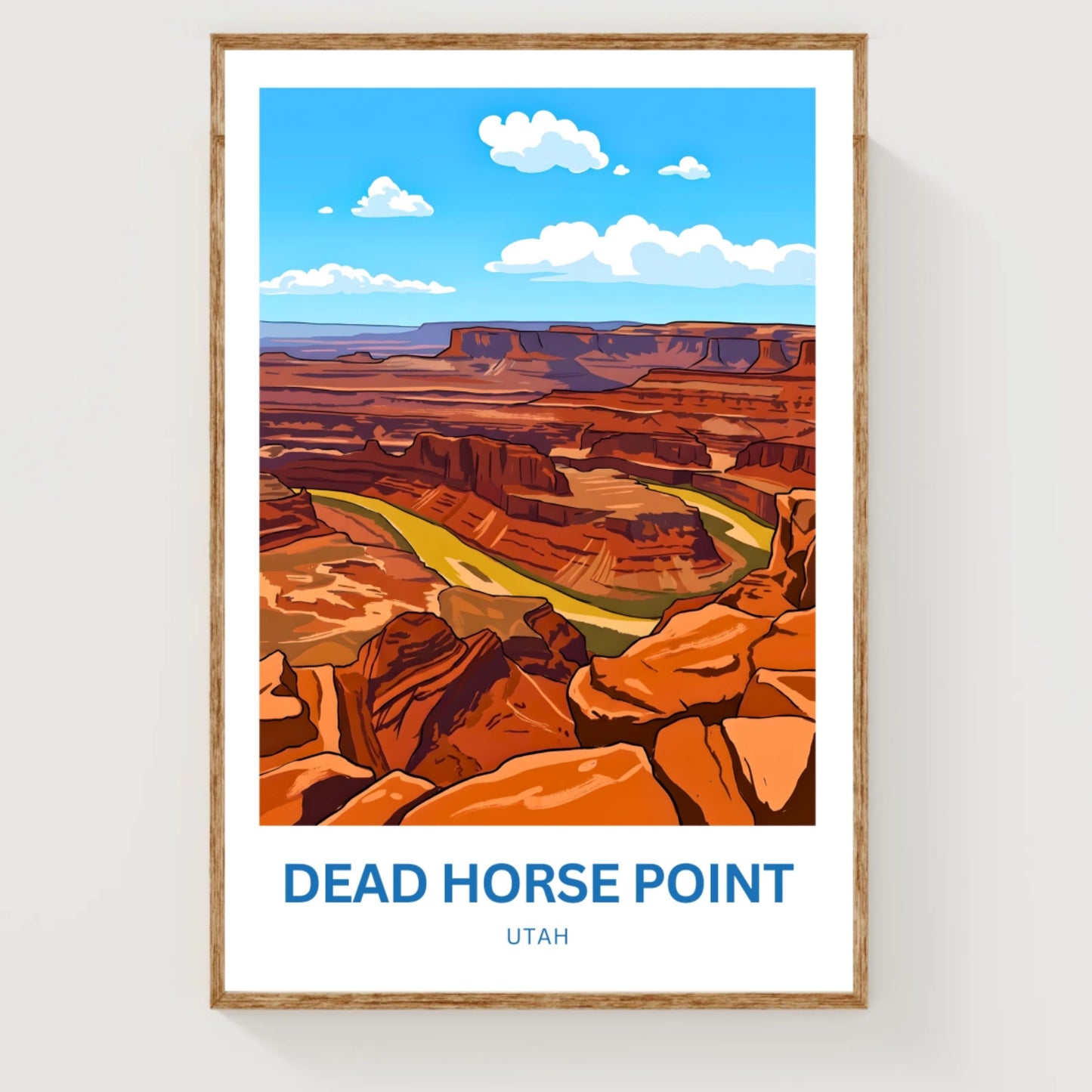 Dead Horse Point Travel Poster - Canyonlands