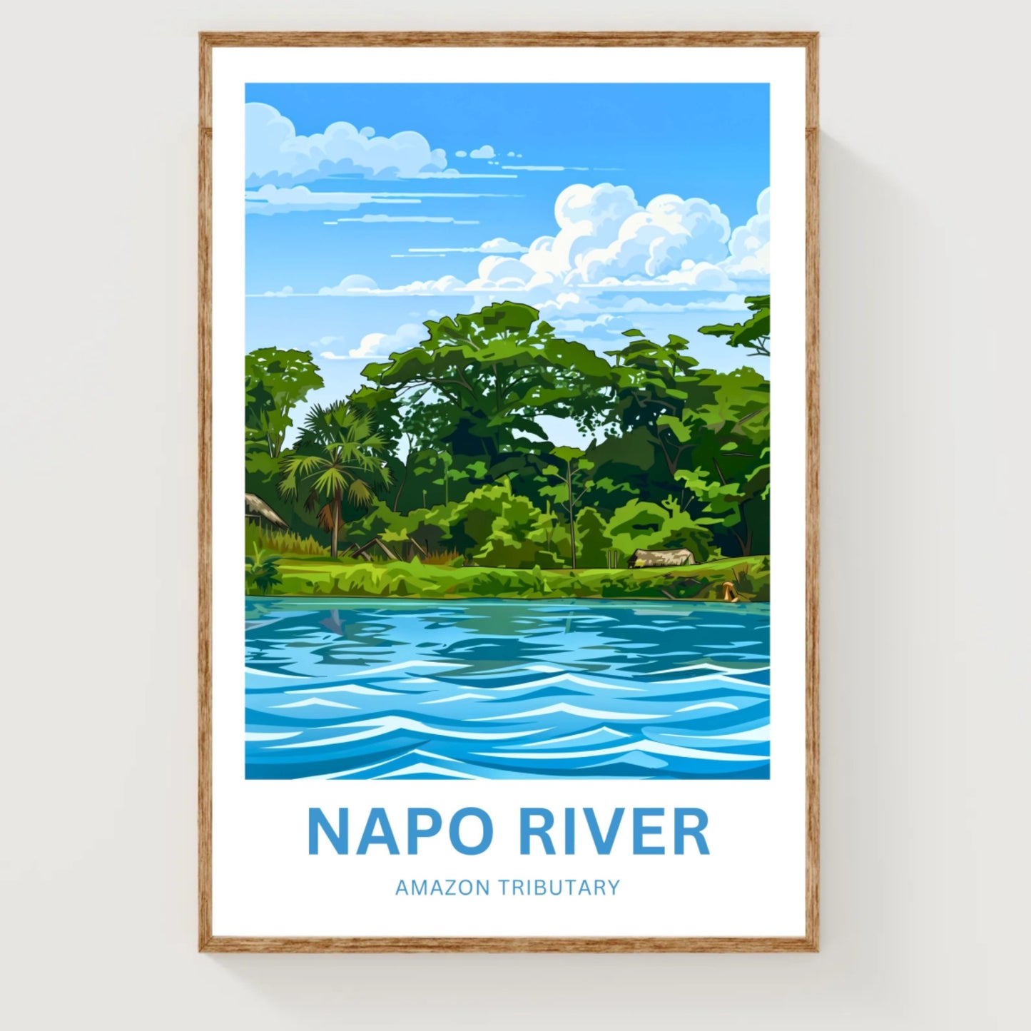 Napo River Travel Poster- Escape