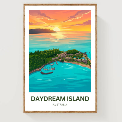 Daydream Island Travel Poster - Island Getaway