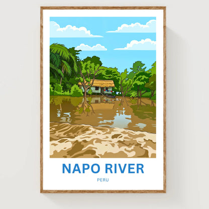 Napo River Travel Poster - River Views