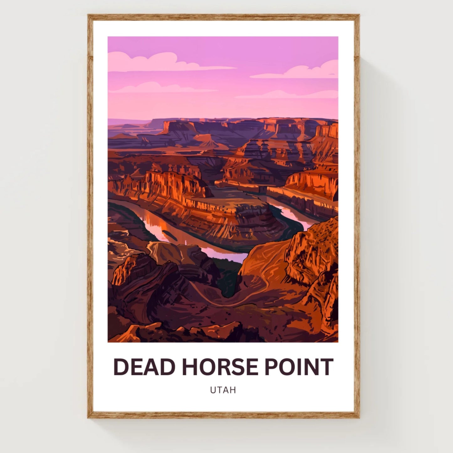 Dead Horse Point Travel Poster - Utah