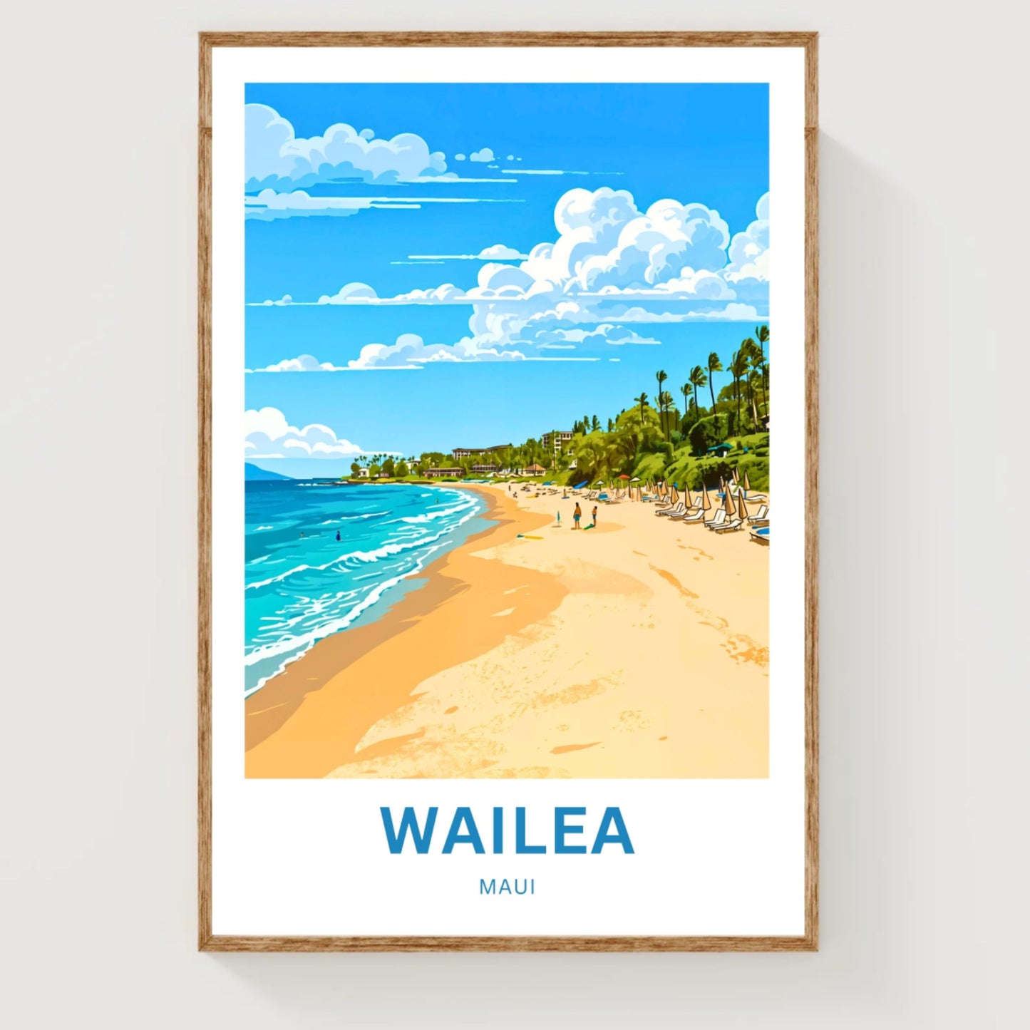 Wailea Travel Poster -  Pacific Dream