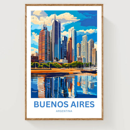 Buenos Aires Travel Poster - Argentina