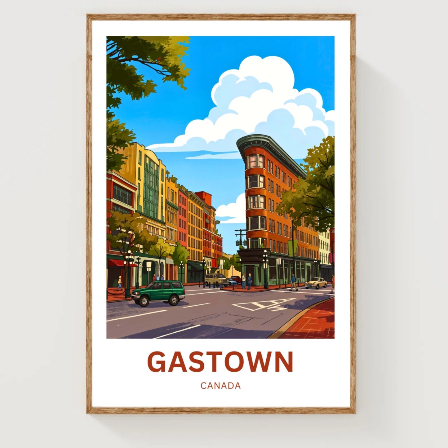Gastown Travel Poster - Canada