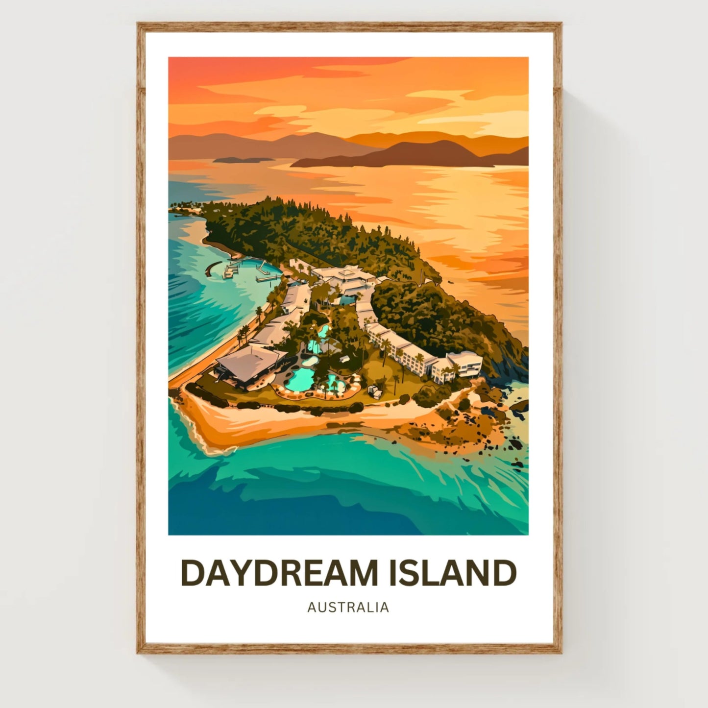 Daydream Island Travel Poster - Australia