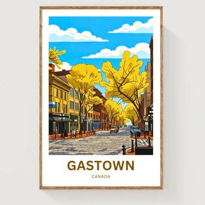 Gastown Travel Poster - Timeless Street
