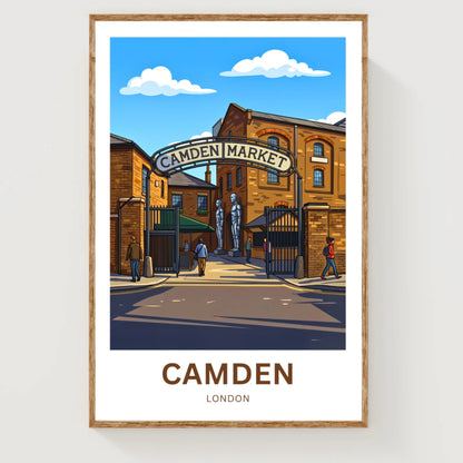 Camden Travel Poster - Market Finds