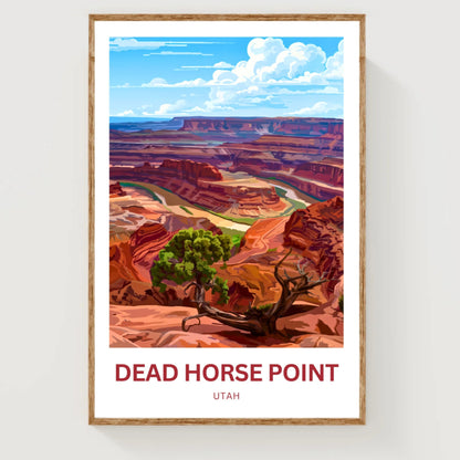 Dead Horse Point Travel Poster - Wilderness View