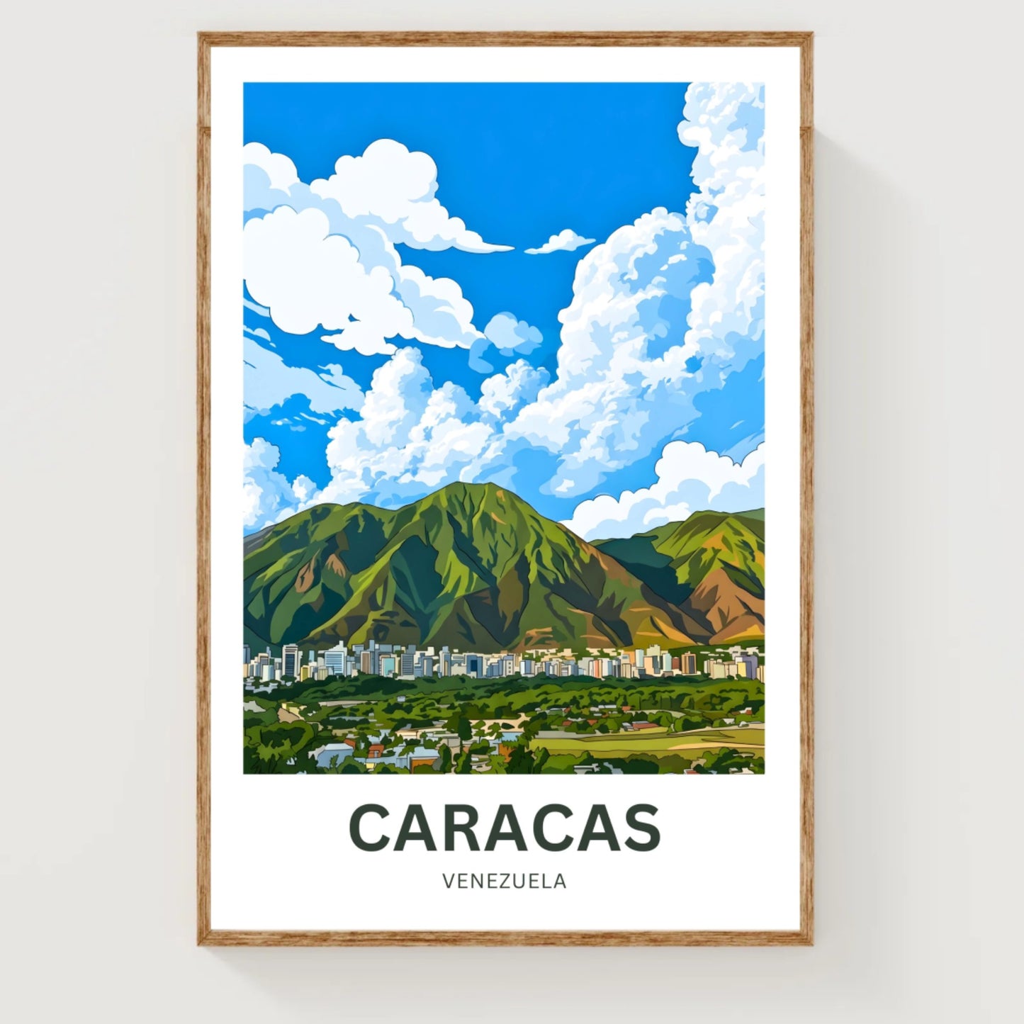 Caracas Travel Poster