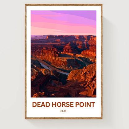 Dead Horse Point Travel Poster - National Park View