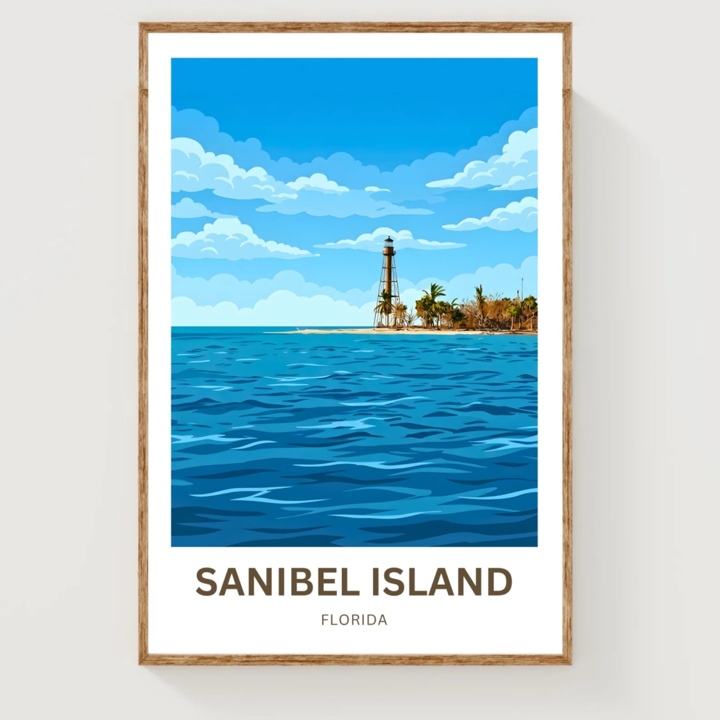 Sanibel Island, Florida Travel Poster