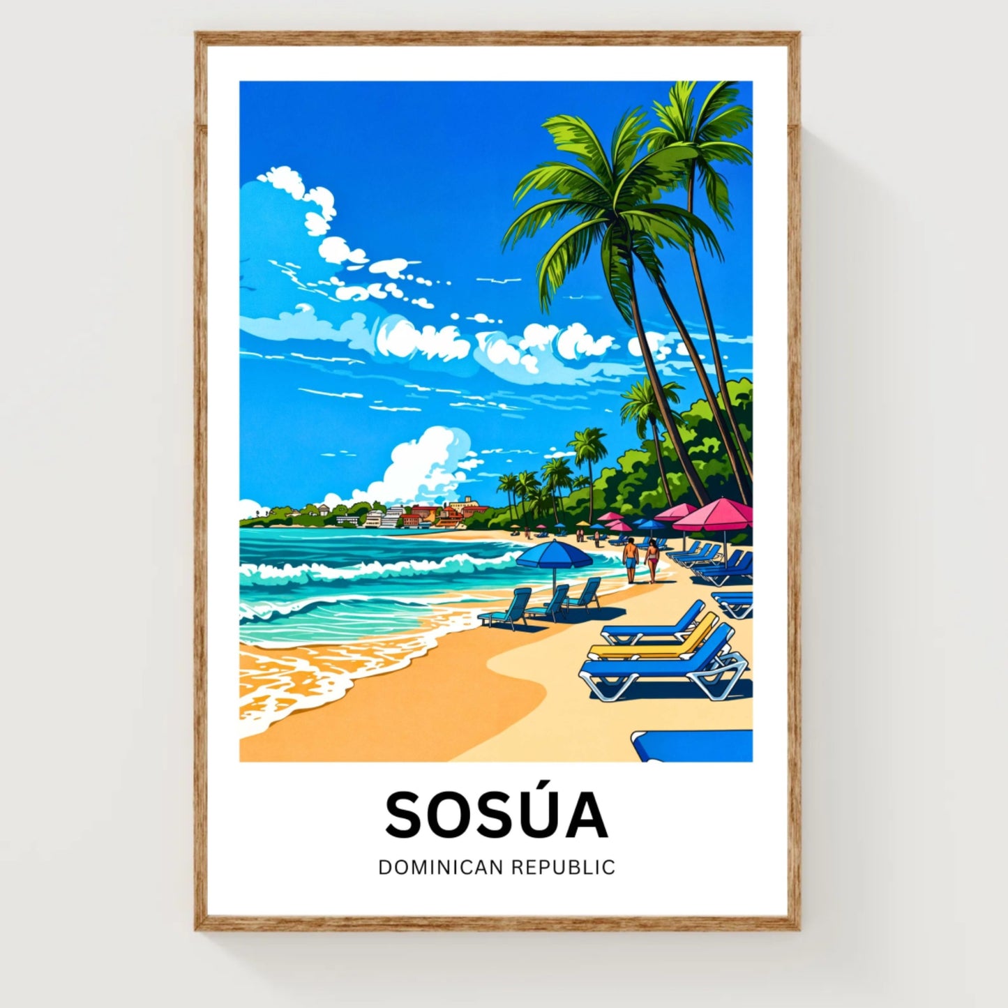 Sosúa Travel Poster- Beach Life