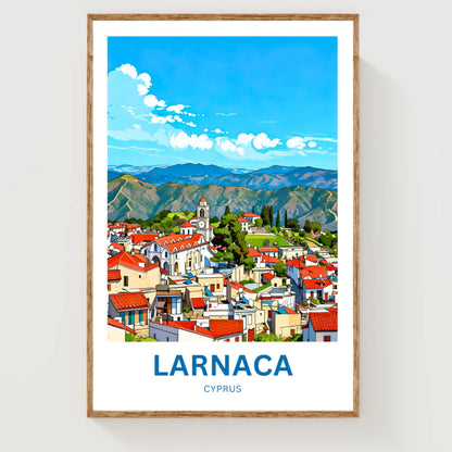 Larnaca Travel Poster