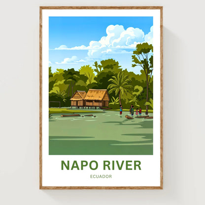 Napo River Travel Poster - Amazon Tributary