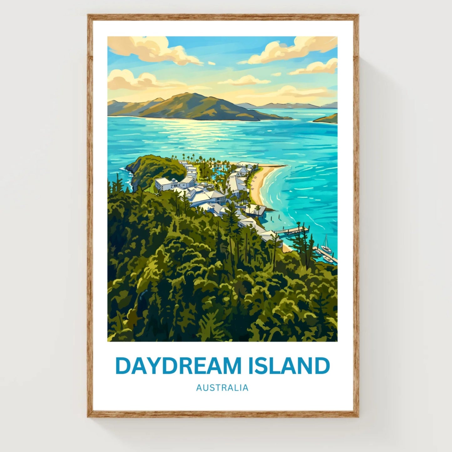 Daydream Island Travel Poster - Tropical Haven