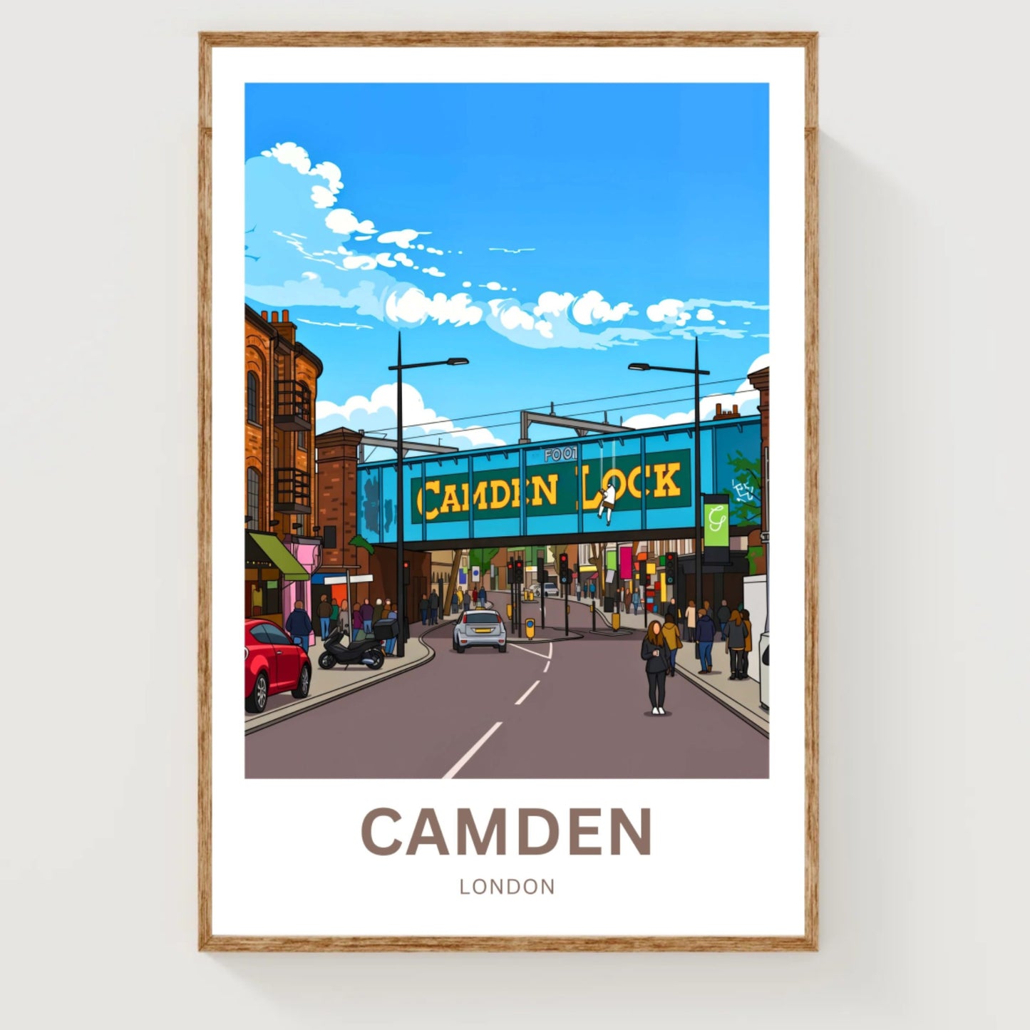 Camden Travel Poster - Street Spirit