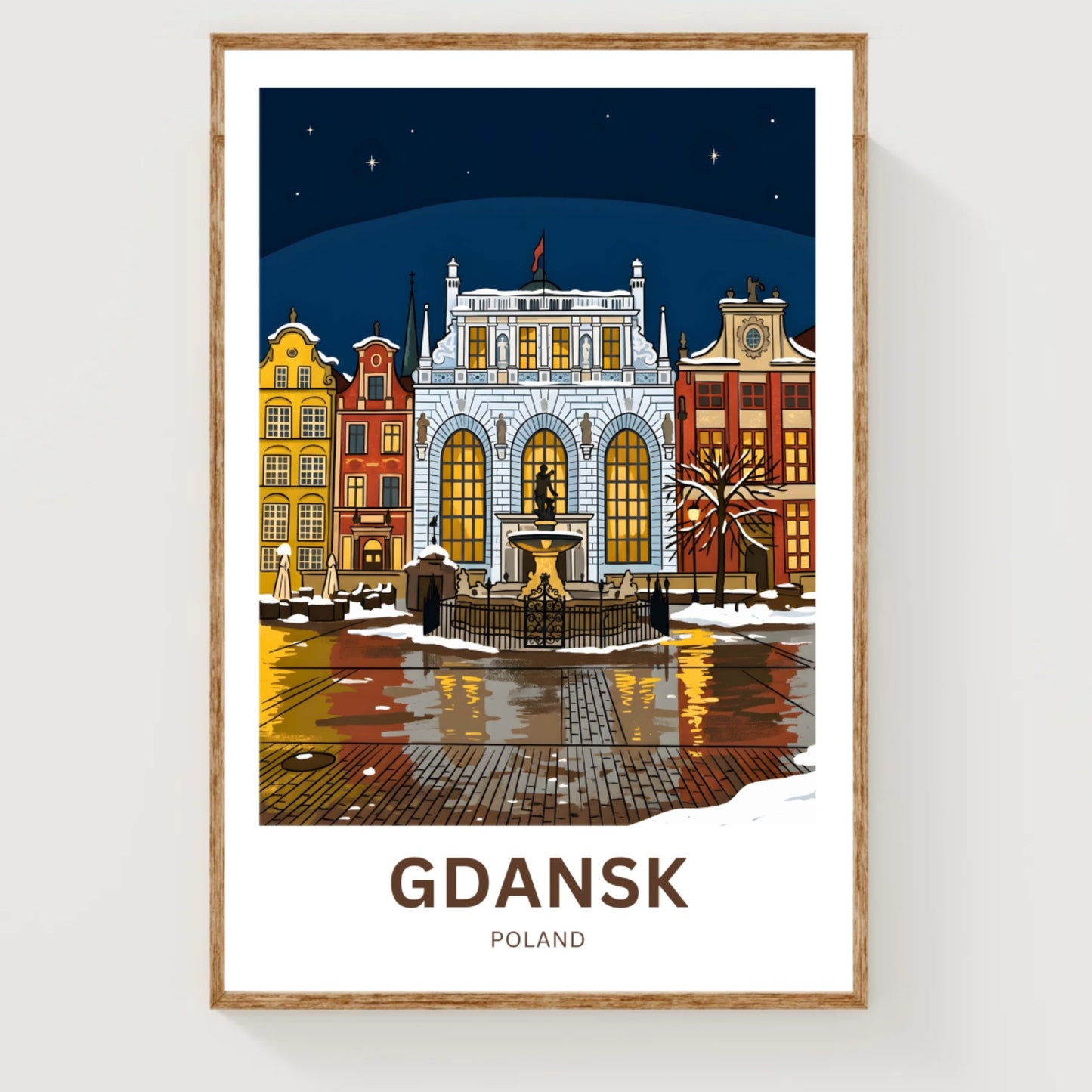 Gdańsk  Travel Poster - Captivating Building View