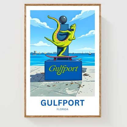 Gulfport, Florida Travel Poster
