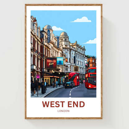 West End Travel Poster - London Magic