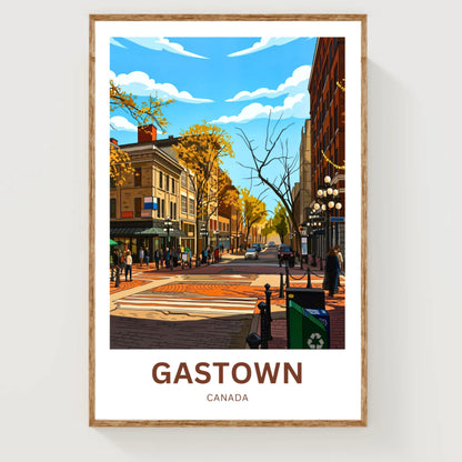 Gastown Travel Poster - Urban Charm