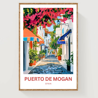 Puerto de Mogán Travel Poster - The Venice of Gran Canaria