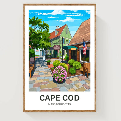 Cape Cod Travel Poster - Shops