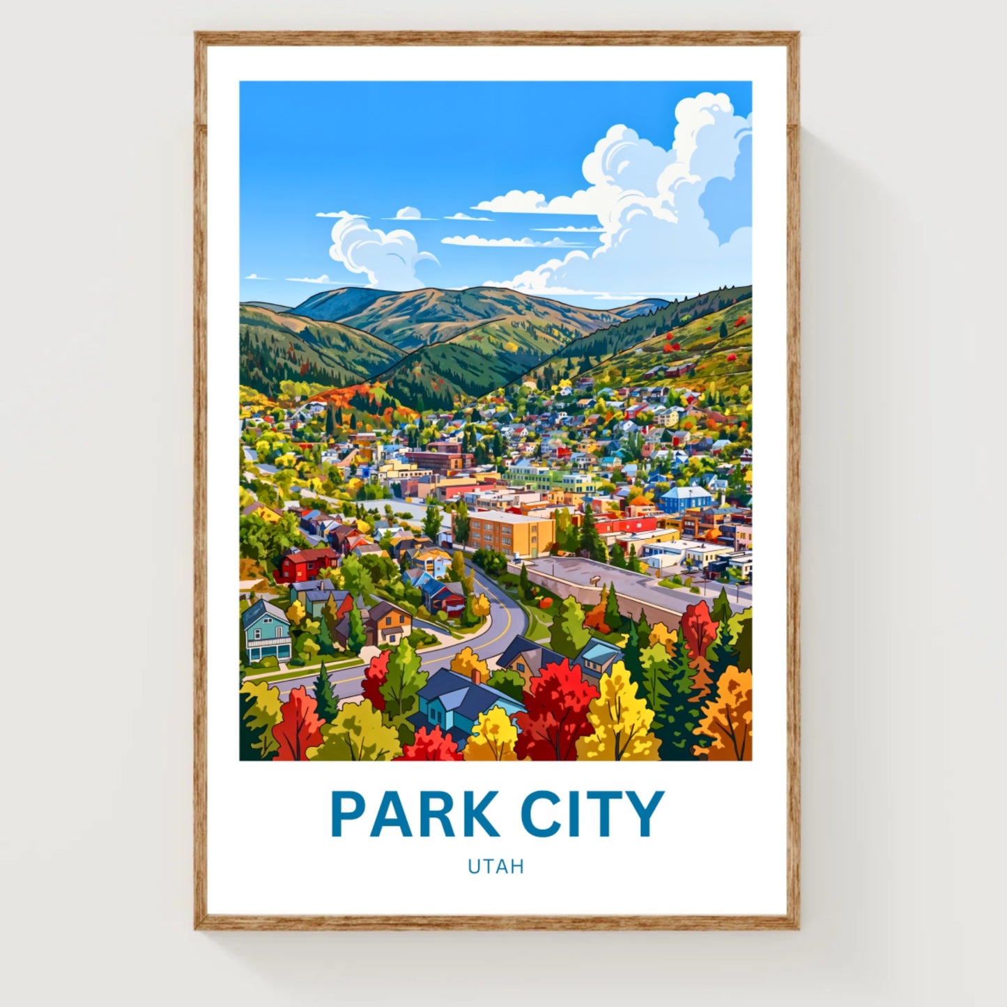 Park City Travel Poster