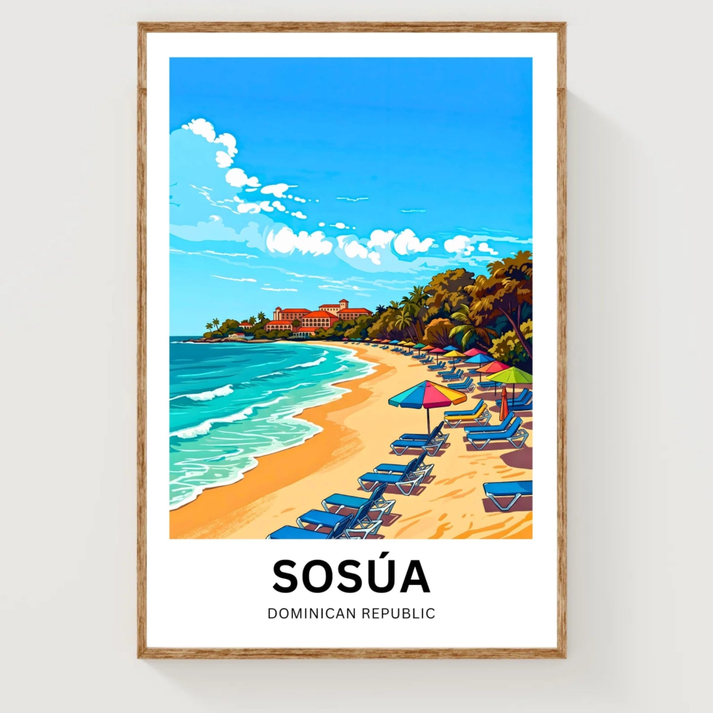 Sosúa Travel Poster - Island Getaway